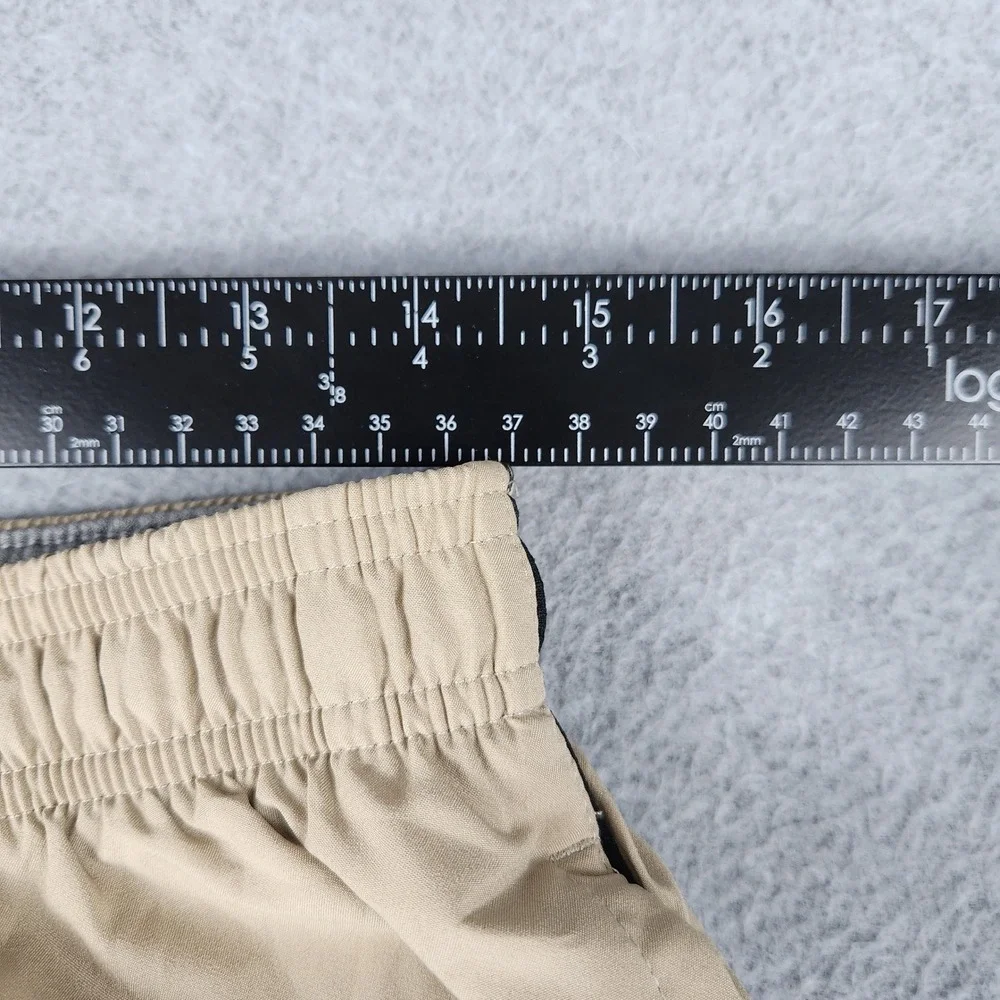 New Balance Shorts Mens Small‎ Tan Athletic Running Training Lined Elastic Waist